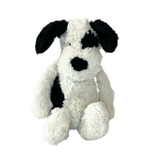 Jellycat Bashful Black & Cream Puppy